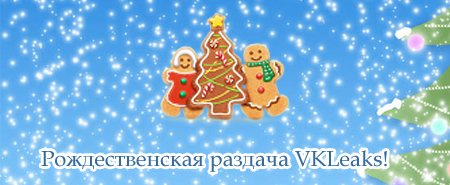 Рождественская раздача подарков от VKLeaks!